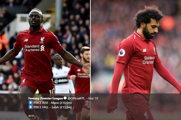 Sadio Mane dan Mohamed Salah