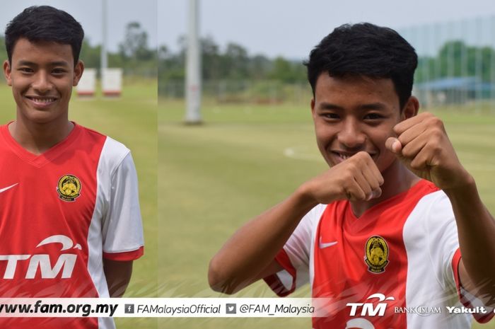 Penyerang timnas U-19 Malaysia, Luqman Hakim Shamsudin. 