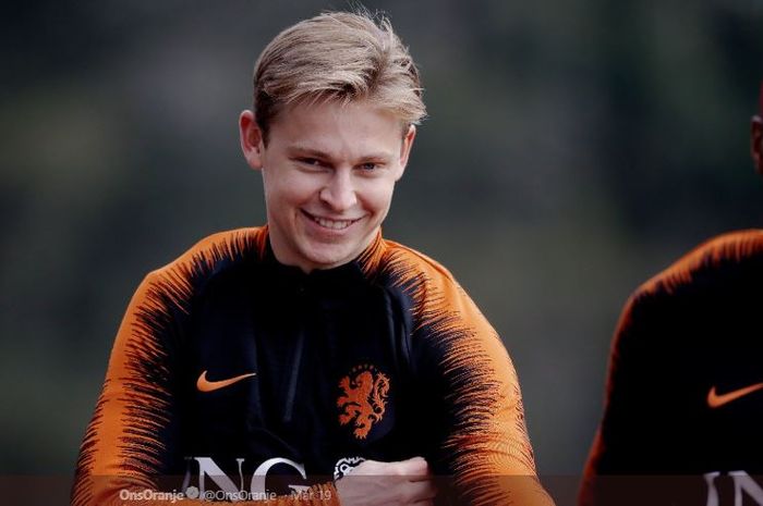 Pemain timnas Belanda, Frenkie de Jong.