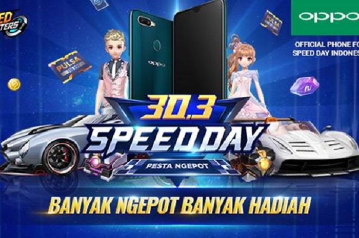 Garena Speed Drifters mempersembahkan Speed Day 30.3 Pesta Ngepot yang akan berlangsung pada 21-31 Maret 2019.