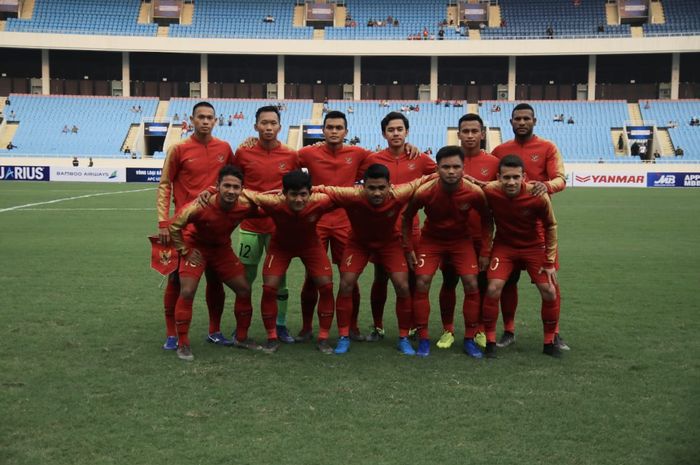 Timnas U-23 Indonesia di Laga Perdana Kualifikasi Piala Asia U-23 2020 kontra Thailand, Jumat (22/3/2019). Hari Ini, Minggu (24/3/2019), Timnas akan menghadapi Vietnam dalam laga hidup mati.