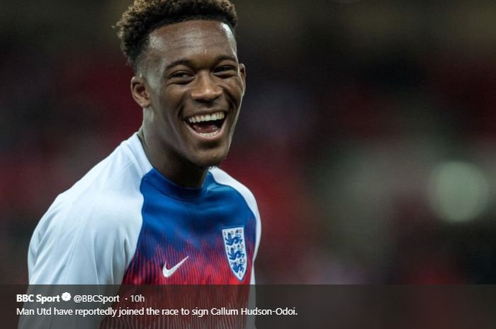 Pemain sayap muda Chelsea dan timnas Inggris, Callum Hudson-Odoi