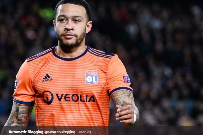 Penyerang sayap Olympique Lyon dan timnas Belanda, Memphis Depay