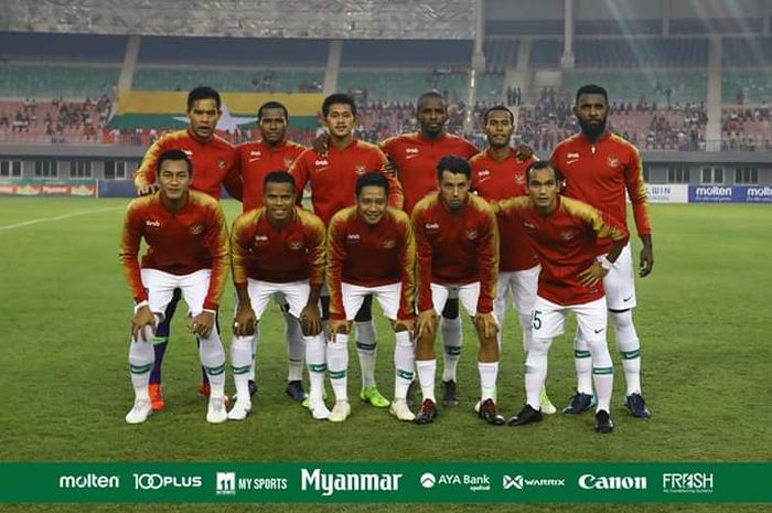 Timnas Indonesia melawan Myanmar