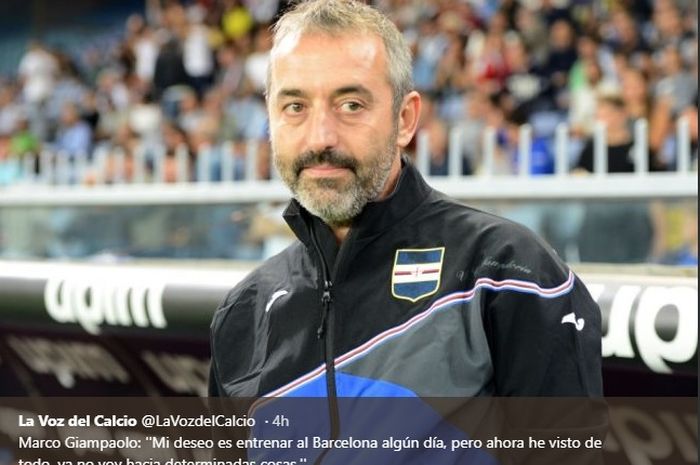 Pelatih Sampdoria, Marco Giampaolo 