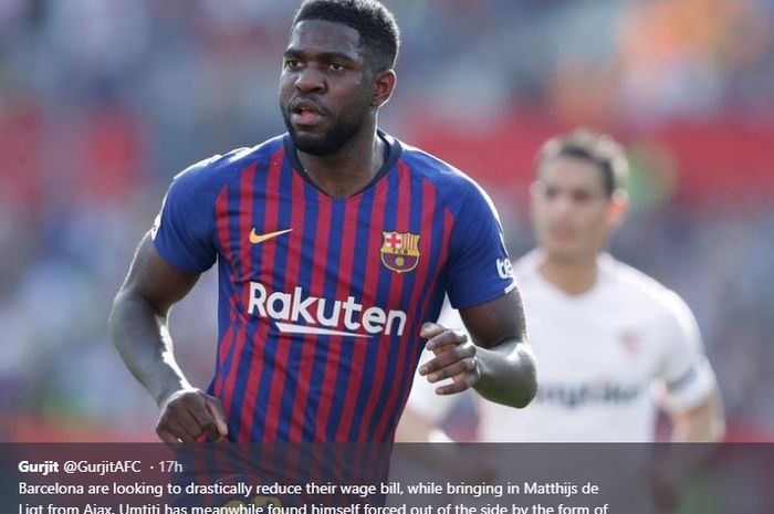 Bek tengah Barcelona, Samuel Umtiti