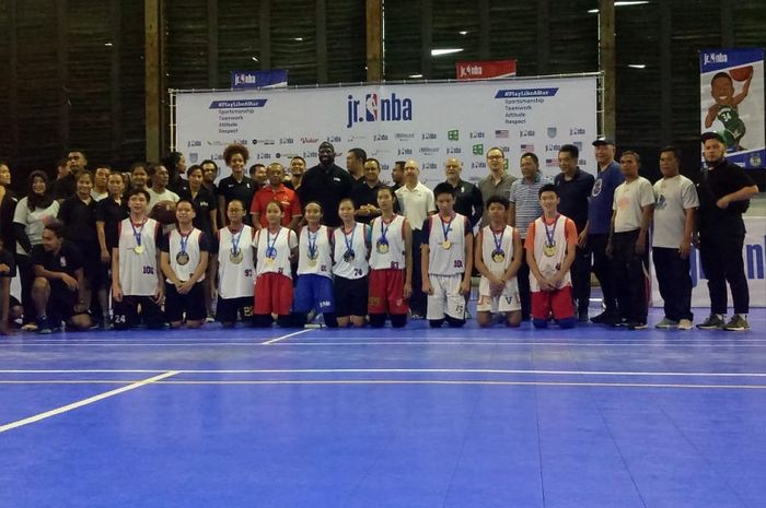 Para peserta Jr NBA Indonesia 2019