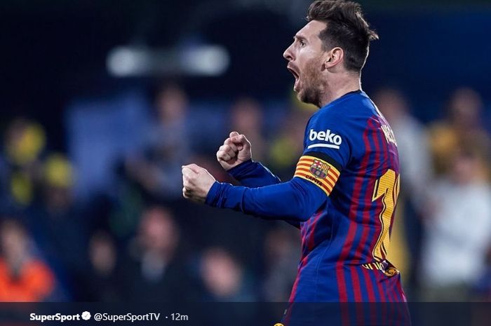 Megabintang Barcelona, Lionel Messi.