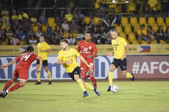 Pertandingan laga ketiga Grup G Piala AFC 2019 antara Persija Jakarta Vs Ceres Negros di Stadion Panaad, Filipina, Rabu (3/4/2019).