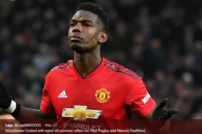 Gelandang Manchester United, Paul Pogba