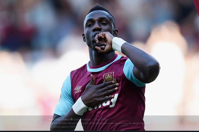 Modibo Maiga saat memperkuat West Ham United.