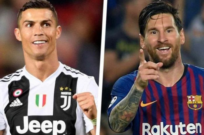 Cristiano Ronaldo dan Lionel Messi bersaing dalam daftar top scorer 5 Liga Top Eropa