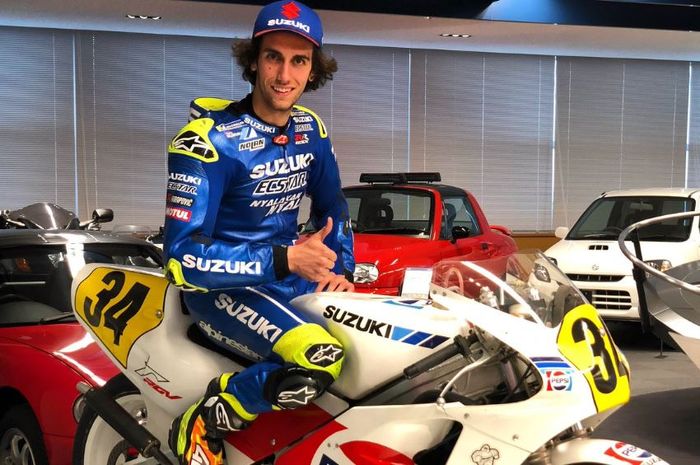 Kegiatan Pembalap tim Suzuki Ecstar, Alex Rins  diselas-sela MotoGP Americas 2019