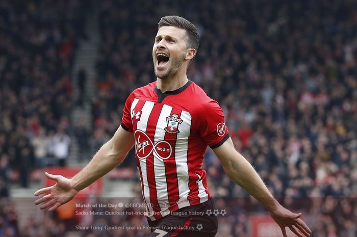 Penyerang Southampton, Shane Long, mencetak gol tercepat dalam sejarah Premier League.