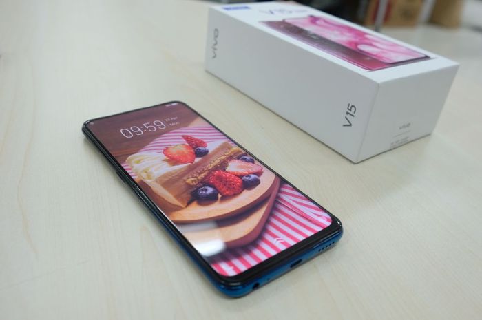 Smartphone flagship Vivo Indonesia, Vivo 15 dengan layar Ultimate All Screen beresolusi FHD+ (1080x2340)