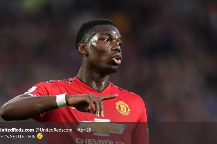 Gelandang Manchester United, Paul Pogba