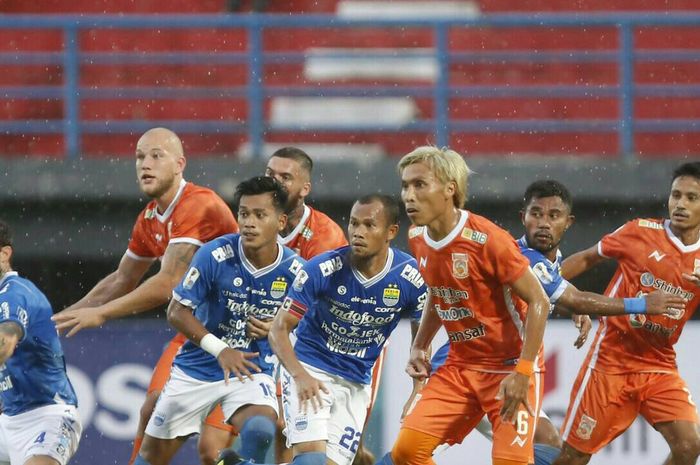 Laga Borneo FC vs Persib Bandung di leg pertama babak 8 besar Piala Indonesia 2018.