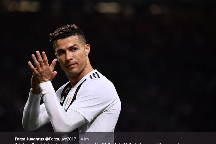 Megabintang Juventus asal Portugal, Cristiano Ronaldo