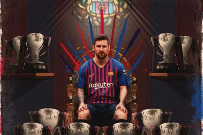 Megabintang Barcelona, Lionel Messi.