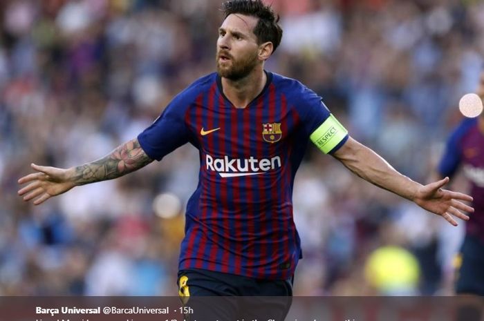 Megabintang Barcelona, Lionel Messi