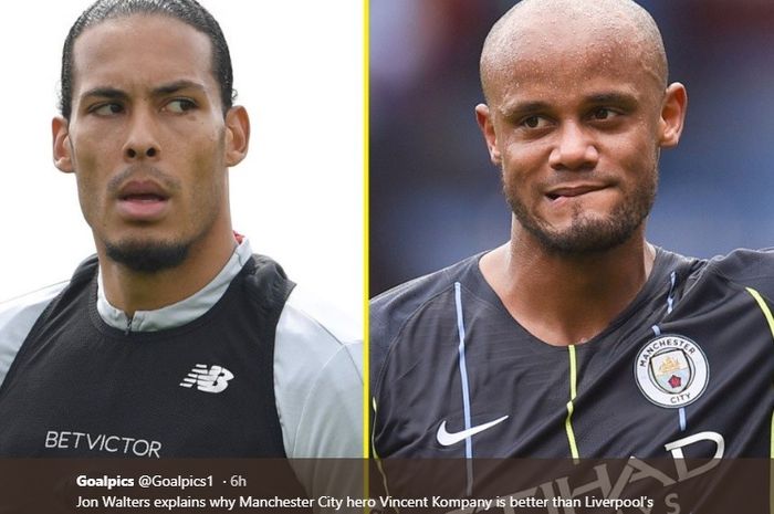 Virgil van Dijk dan vincent Kompany