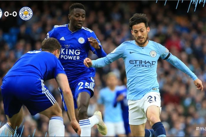 Duel Manchester City versus Lecester City di Etihad Stadium, Senin (6/5/2019)