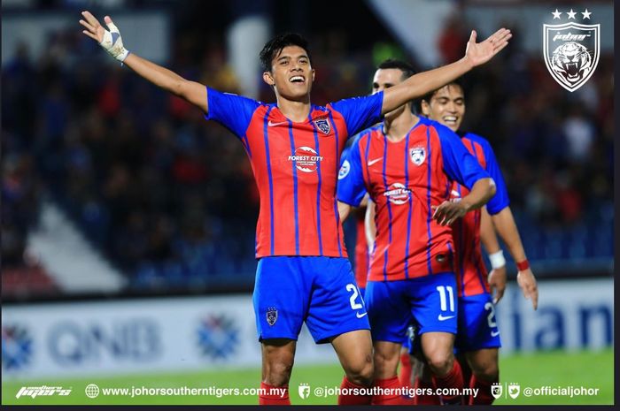 Johor Darul Takzim mengalahkan Kashima Antlers di Liga Champions Asia, 8 Mei 2019.