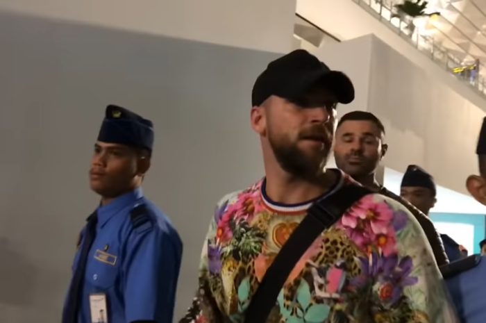 Penyerang Persija Jakarta, Marko Simic saat tiba di Bandara Soekarno-Hatta, Tangerang, Kamis (9/5/2019).