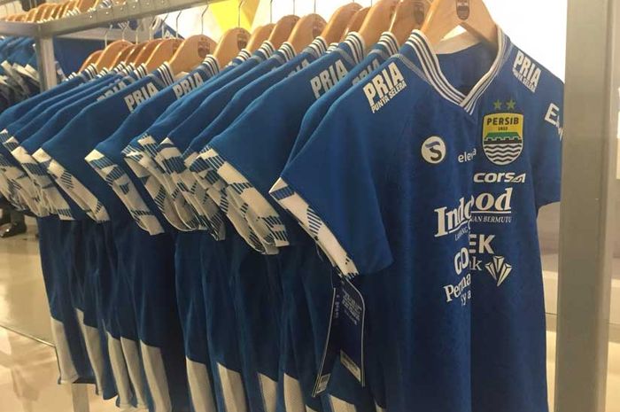 Ilustrasi desain jersey terbaru Persib Bandung musim 2019.