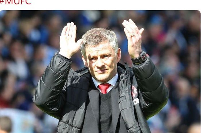 Pelatih Manchester United, Ole Gunnar Solskjaer.