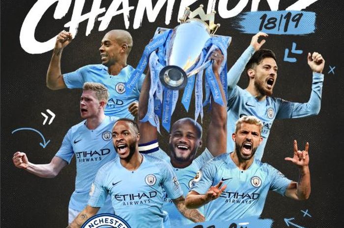 Manchester City menjadi juara Liga Inggris 2018-2019.