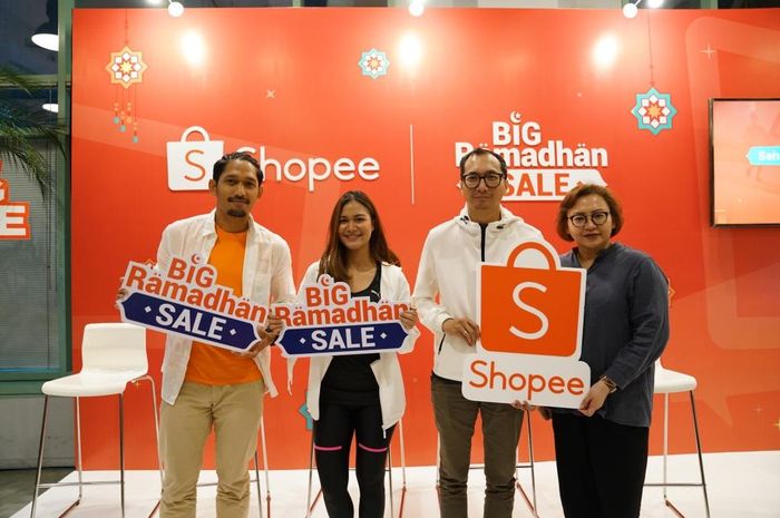 Acara BincangShopee di Kantorkuu Coworking Space, Agro Plaza Kuningan, Jl. H.R Rasuna Said, Kuningan, Jakarta Selatan, 10 Mei 2019.