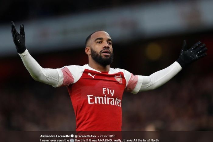 Striker Arsenal, Alexandre Lacazette