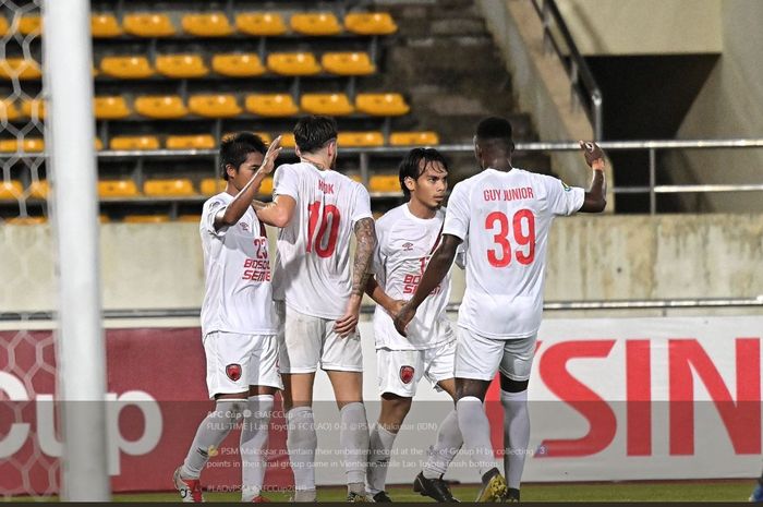 PSM Makassar menang atas Lao Toyota FC dalam partai terakhir fase grup Piala AFC 2019.