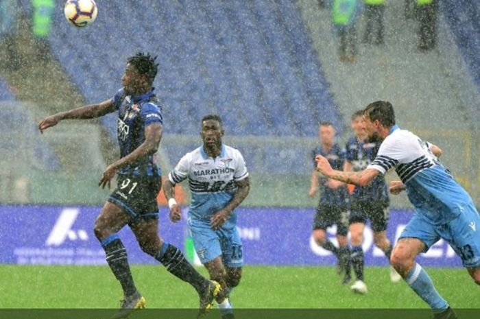 Pertandingan Liga Italia antara Lazio melawan Atalanta pada 5 Mei yang dimenangkan oleh Atalanta dengan skor 3-1