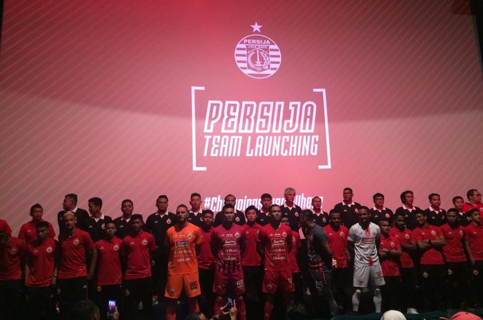 Launching Skuat Persija Jakarta untuk Liga 1 2019