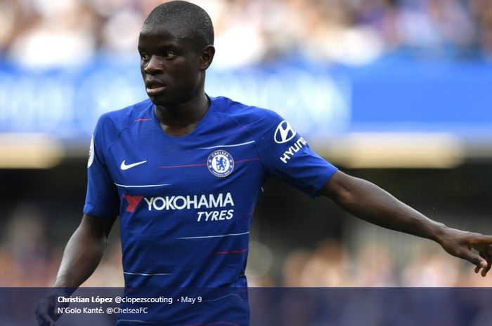 Pemain tengah Chelsea, N'Golo Kante