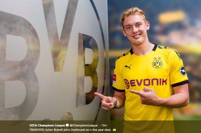 Pemain anyar Borussia Dortmund yang dibeli dari Bayern Leverkusen, Julian Brandt