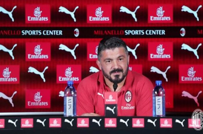 Pelatih AC Milan, Gennaro Gattuso.