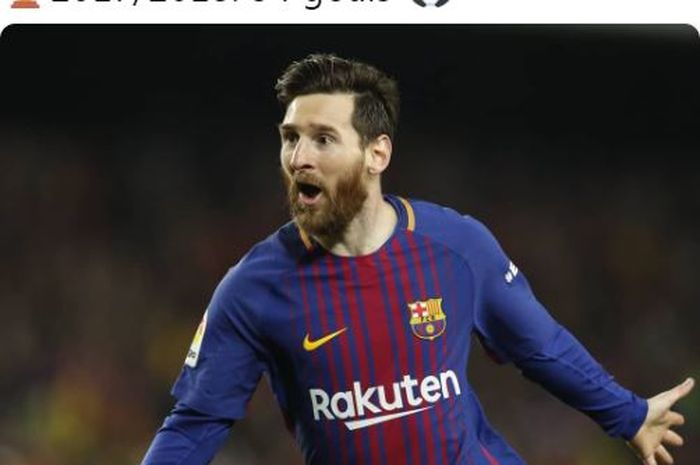 Megabintang Barcelona, Lionel Messi.