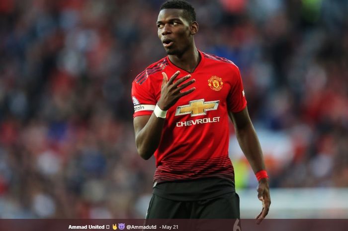 Gelandang Manchester United, Paul Pogba