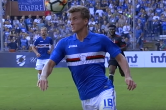 Gelandang Sampdoria, Dennis Praet.