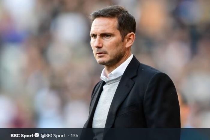 Legenda Chelsea yang kini melatih Derby County, Frank Lampard.