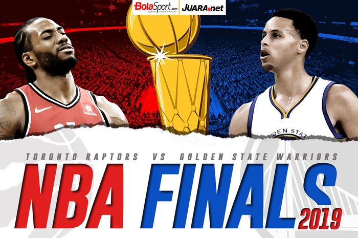 NBA Finals 2019 mempertemukan Toronto Raptors kontra Golden State Warriors