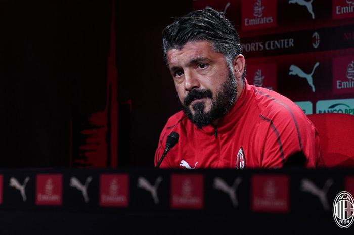 Pelatih AC Milan, Gennaro Gattuso.