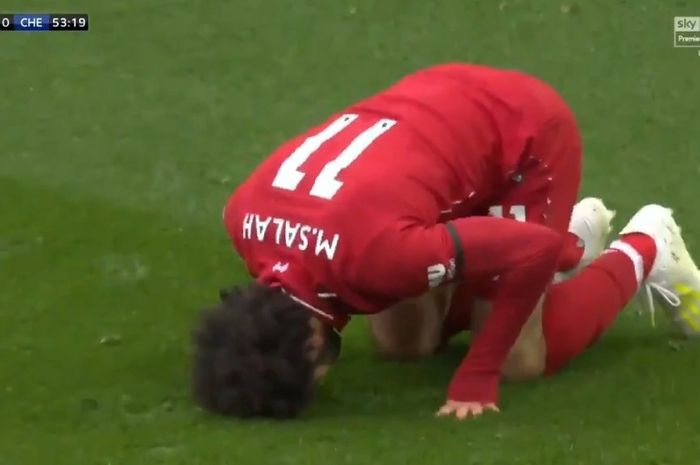 Selebrasi sujud Mohamed Salah