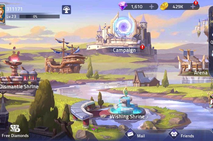 Gim Mobile Legends: Adventure.