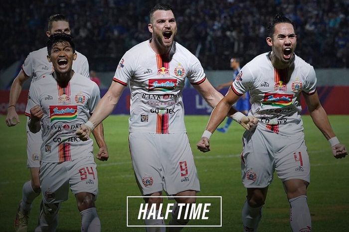 Marko Simic dkk gagal mempersembahkan kemenangan kepada Persija Jakarta di kandang PSIS Semarang, Minggu (26/5/2019).