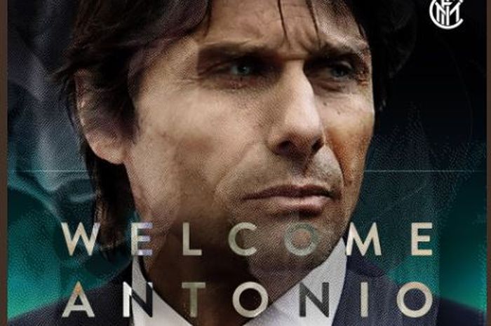 Antonio Conte secara resmi diumumkan sebagai pelatih baru Inter Milan