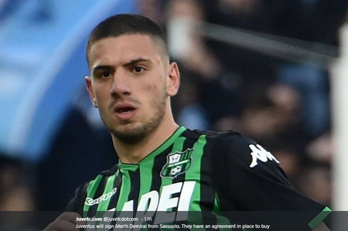 Bek Sassuolo, Merih Demiral, dikabarkan menjadi milik Juventus pada musim panas ini